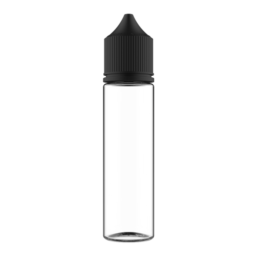 Chubby Gorilla 60ML Unicorn Bottle - Clear Bottle / Black Cap - V3 - Copackr.com