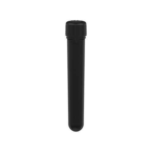 AVIATOR CR - TUBE 120MM WITH INNER SEAL & TAMPER - OPAQUE BLACK WITH OPAQUE BLACK LID - Copackr.com