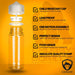 Chubby Gorilla - 120ML Unicorn Bottle - Clear Bottle / Natural Cap - V3 - Copackr.com
