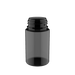Chubby Gorilla - 75ML láhev Stubby Unicorn - průhledná černá láhev / černý uzávěr - V3 - Copackr.com