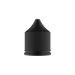 Chubby Gorilla Chubby Gorilla - 30ML láhev Stubby Unicorn - průhledná černá láhev / černý uzávěr - V3