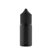 Chubby Gorilla Chubby Gorilla - 30ML láhev Stubby Unicorn - průhledná černá láhev / černý uzávěr - V3