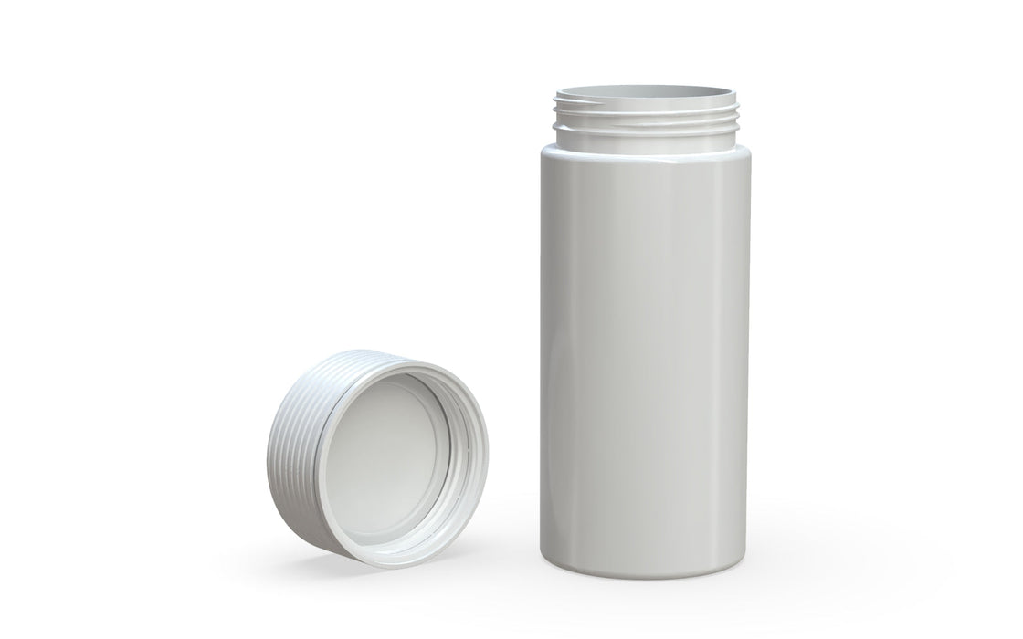 240CC/8FL.OZ Spiral CR - nádoba s vnitřním těsněním a pojistkou proti otevření - neprůhledná bílá s neprůhledným bílým víkem