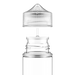 Chubby Gorilla - 120ML Einhorn-Flasche - Klare Flasche / Natürlicher Verschluss - V3 - Copackr.com