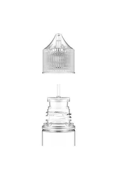 Chubby Gorilla - 50ml Unicorn Flasche - Klare Flasche / Natürlicher Verschluss - V3 - Copackr.com
