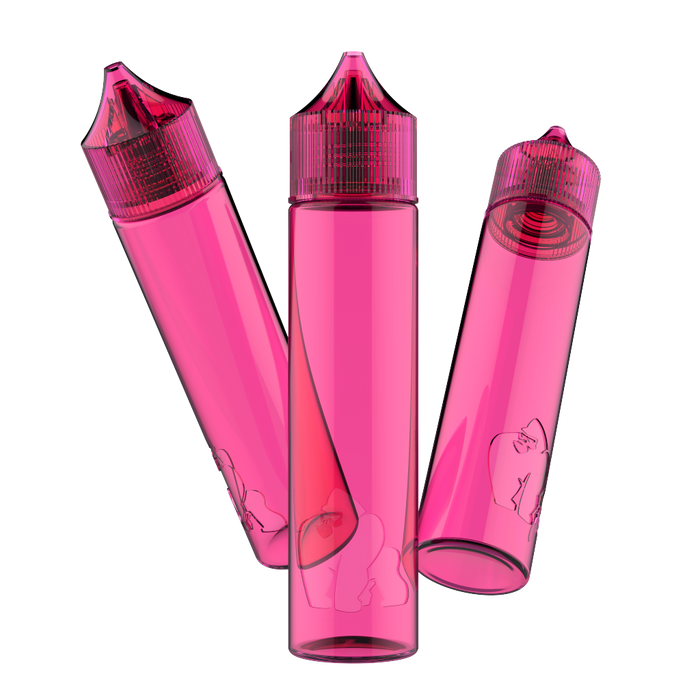 Chubby Gorilla - 60ML "SOFT" Einhorn-Flasche - Transparent Pink - Copackr.com