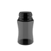 Chubby Gorilla - 75ML Stubby Unicorn Flasche - Transparente schwarze Flasche / schwarzer Deckel - V3 - Copackr.com