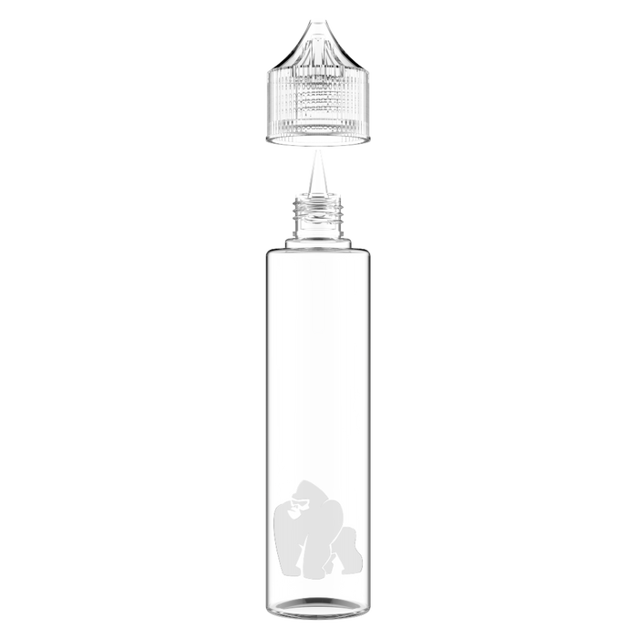 Chubby Gorilla - 60ML "SOFT" Einhorn-Flasche - Transparent - Copackr.com
