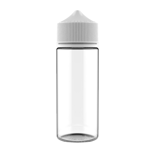 Chubby Gorilla Chubby Gorilla - 120ML Unicorn Flasche - Klare Flasche / Weißer Deckel - V3