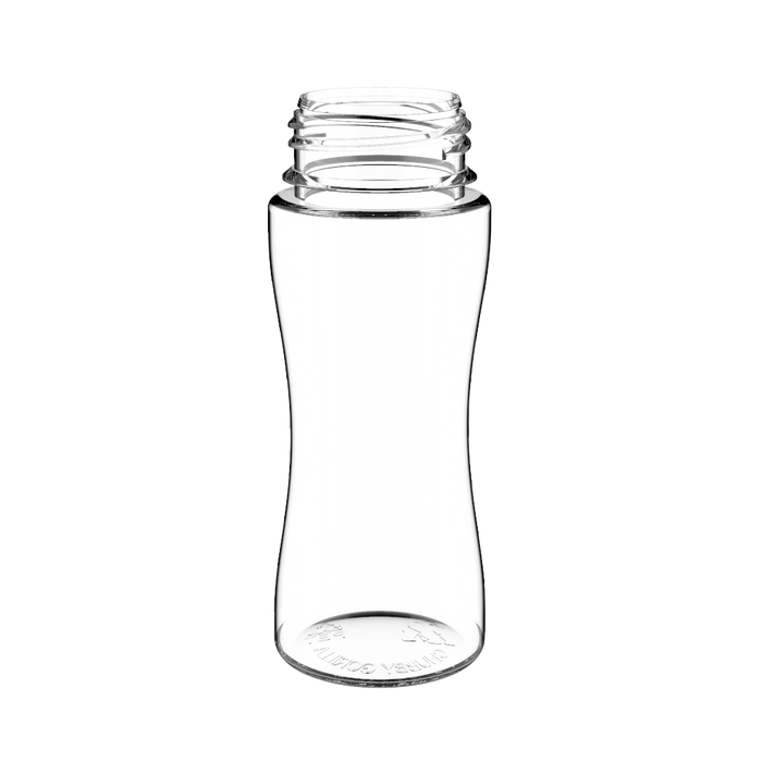 Chubby Gorilla Chubby Gorilla - 120ML Einhorn-Flasche - klare Flasche / weißer Deckel - V3