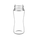 Chubby Gorilla Chubby Gorilla - 120ML Einhorn-Flasche - klare Flasche / weißer Deckel - V3