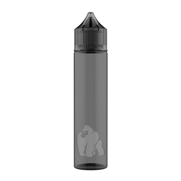 Chubby Gorilla - 60ML "SOFT" Einhorn-Flasche - Transparent Schwarz - Copackr.com