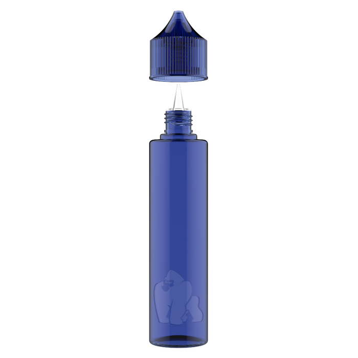 Chubby Gorilla - 60ML "SOFT" Einhorn-Flasche - Transparent Blau - Copackr.com