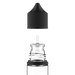 Chubby Gorilla - 50ML Unicorn Flasche - Klare Flasche / Schwarzer Deckel - V3 - Copackr.com
