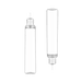 Chubby Gorilla - 30ML Unicorn Flasche - Klare Flasche / Klare Kappe - V3 - Copackr.com