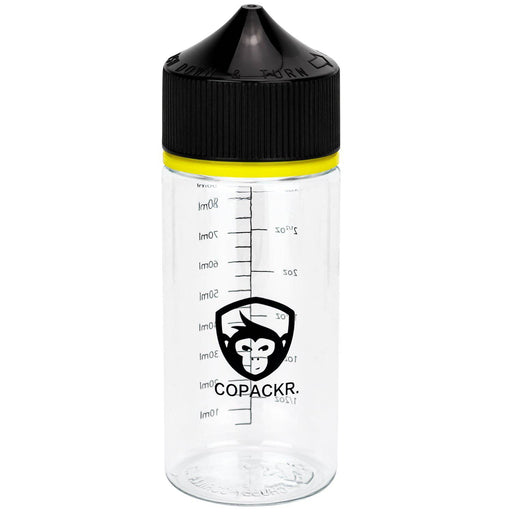 Copackr Branded Chubby Gorilla V3 Tropfflasche : 100 ml Plastikflaschen mit Messung - Copackr.com