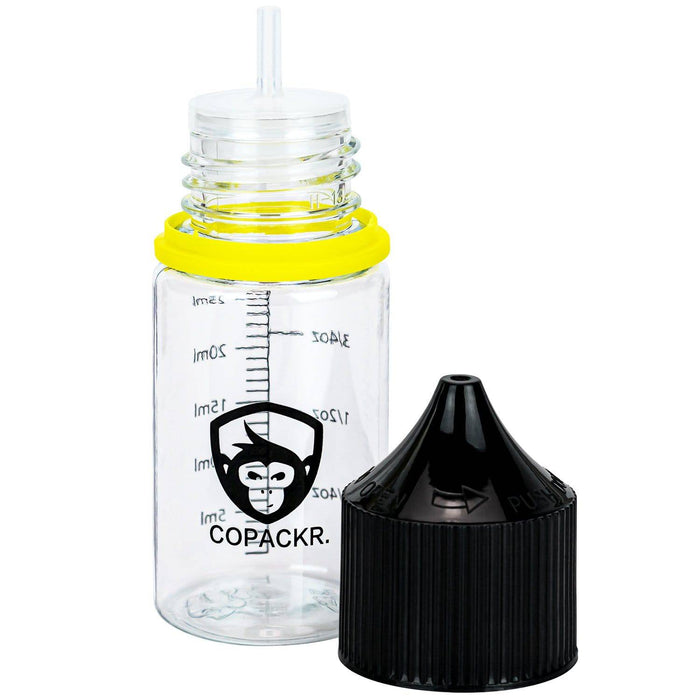 Copackr Branded Chubby Gorilla V3 Tropfflasche : 30ml Stubby Kunststoff-Flaschen mit Messung - Copackr.com