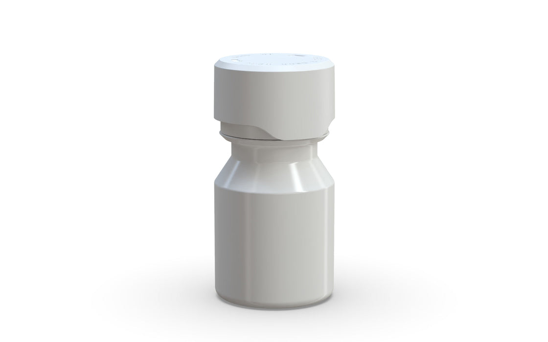 Chubby Gorilla Aviator Shot Bottle 30ml - Botella blanca y tapón blanco