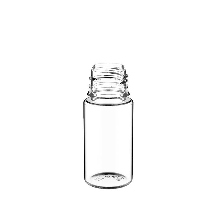Chubby Gorilla Chubby Gorilla - 30ML Botella Stubby Unicorn - Botella transparente / Tapón negro - V3