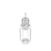 Chubby Gorilla - Botella Unicornio 10ML - Botella Transparente / Tapón Blanco - V3 - Copackr.com