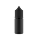 Chubby Gorilla Chubby Gorilla - 30ML Botella Stubby Unicorn - Botella Negra Transparente / Tapón Negro - V3