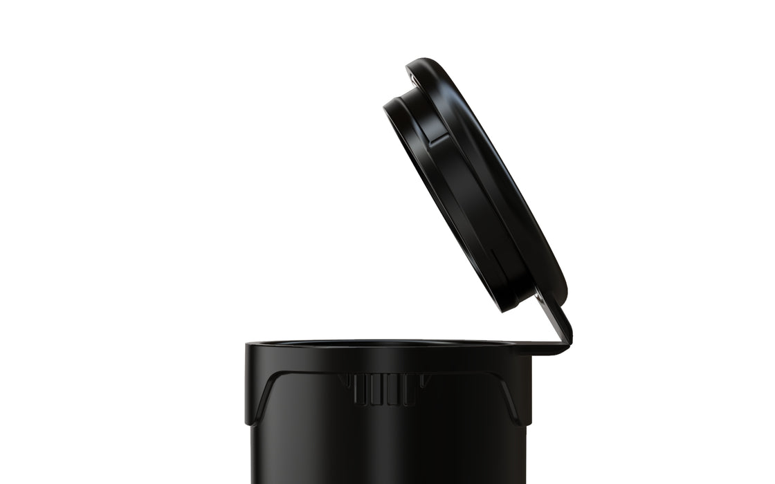 Chubby Gorilla Aviator CR - Popcap Tube 68mm - Noir opaque Avec couvercle noir opaque