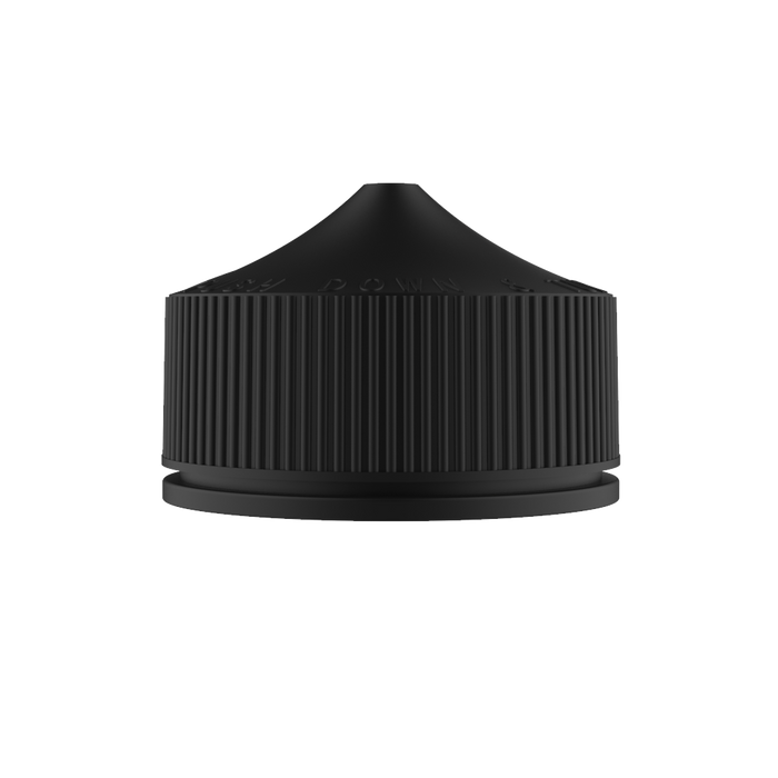 Chubby Gorilla - Bouteille 200ML Unicorn - Bouteille noire transparente / Bouchon noir - V3 - Copackr.com