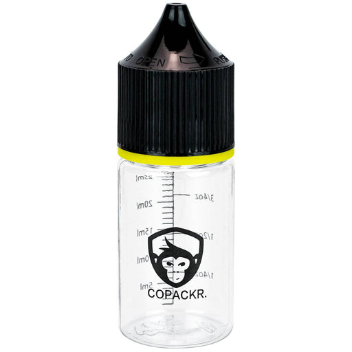 Copackr Branded Chubby Gorilla V3 Dropper Bottle : 30ml Stubby Plastic Bottles with Measurement - Copackr.com