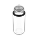 Bucmasta gorila - boca jednoroga Stubby od 75 ML - prozirna boca / crna kapa - V3 - Copackr.com