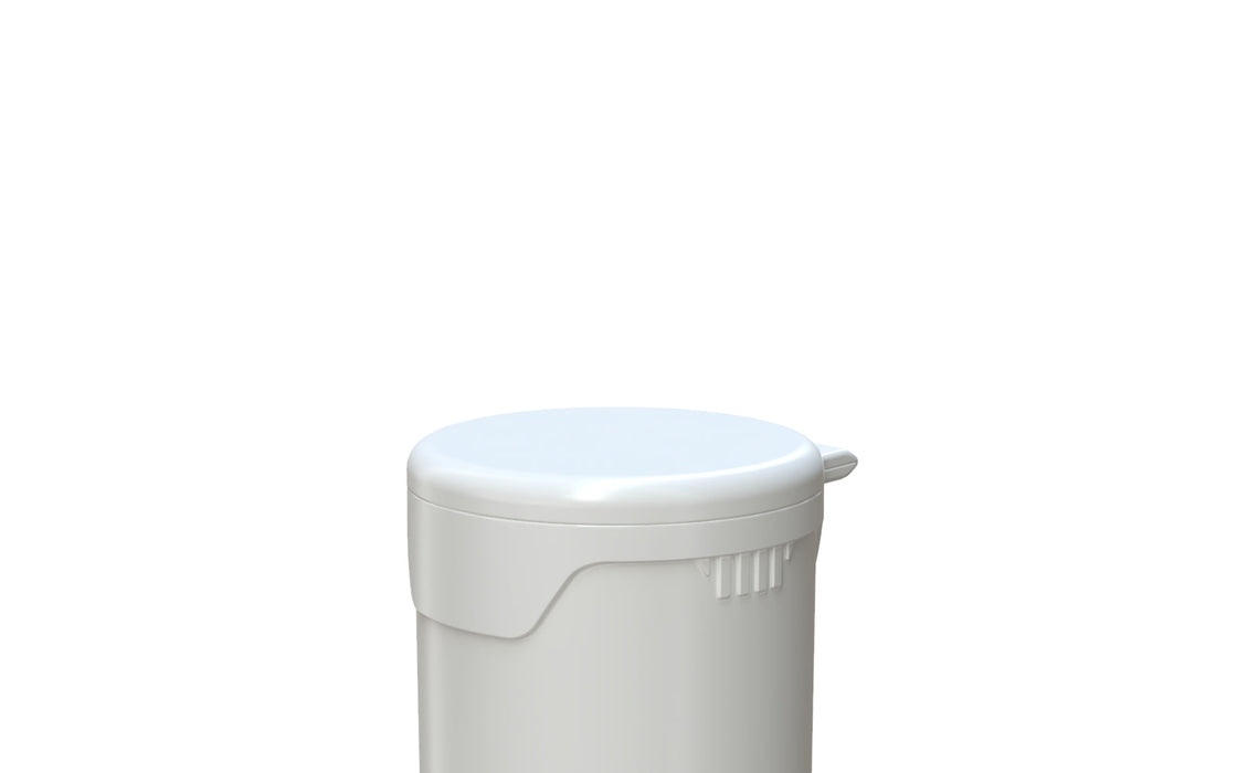 Chubby Gorilla Aviator CR - Tubo popcap 78 mm - Bianco opaco con coperchio bianco opaco