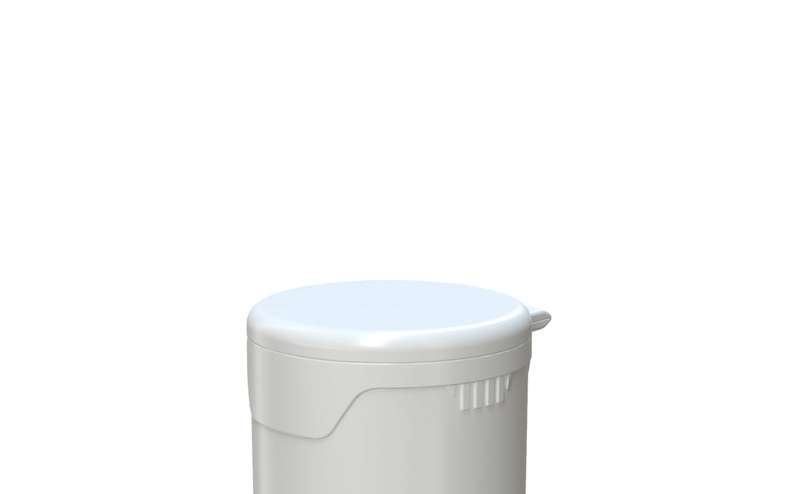 Chubby Gorilla Aviator CR - Tubo popcap 116 mm - Bianco opaco con coperchio bianco opaco