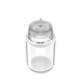 Chubby Gorilla - 60ML Stubby Unicorn Bottiglia - Bottiglia trasparente / Tappo bianco - V3 - Copackr.com