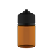 Chubby Gorilla - 60ML Stubby Unicorn Bottiglia - Bottiglia ambra / Tappo nero - V3 - Copackr.com