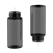Chubby Gorilla - 100ML Unicorn Flaska - Transparent svart flaska / svart lock - V3 - Copackr.com