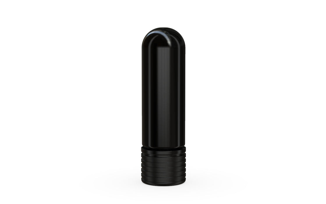 510 ตลับหมึก Spiral CR คอนเทนเนอร์ Round Top - สีดําทึบแสง พร้อมฝาสีดําทึบแสง